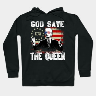 God save the Queen confsued funny Hoodie